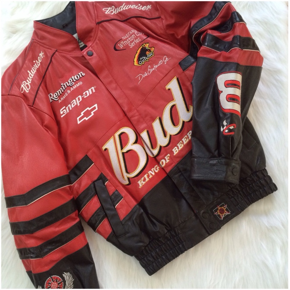 Dale Earnhardt Jr Winston Cup Series Leather Coat